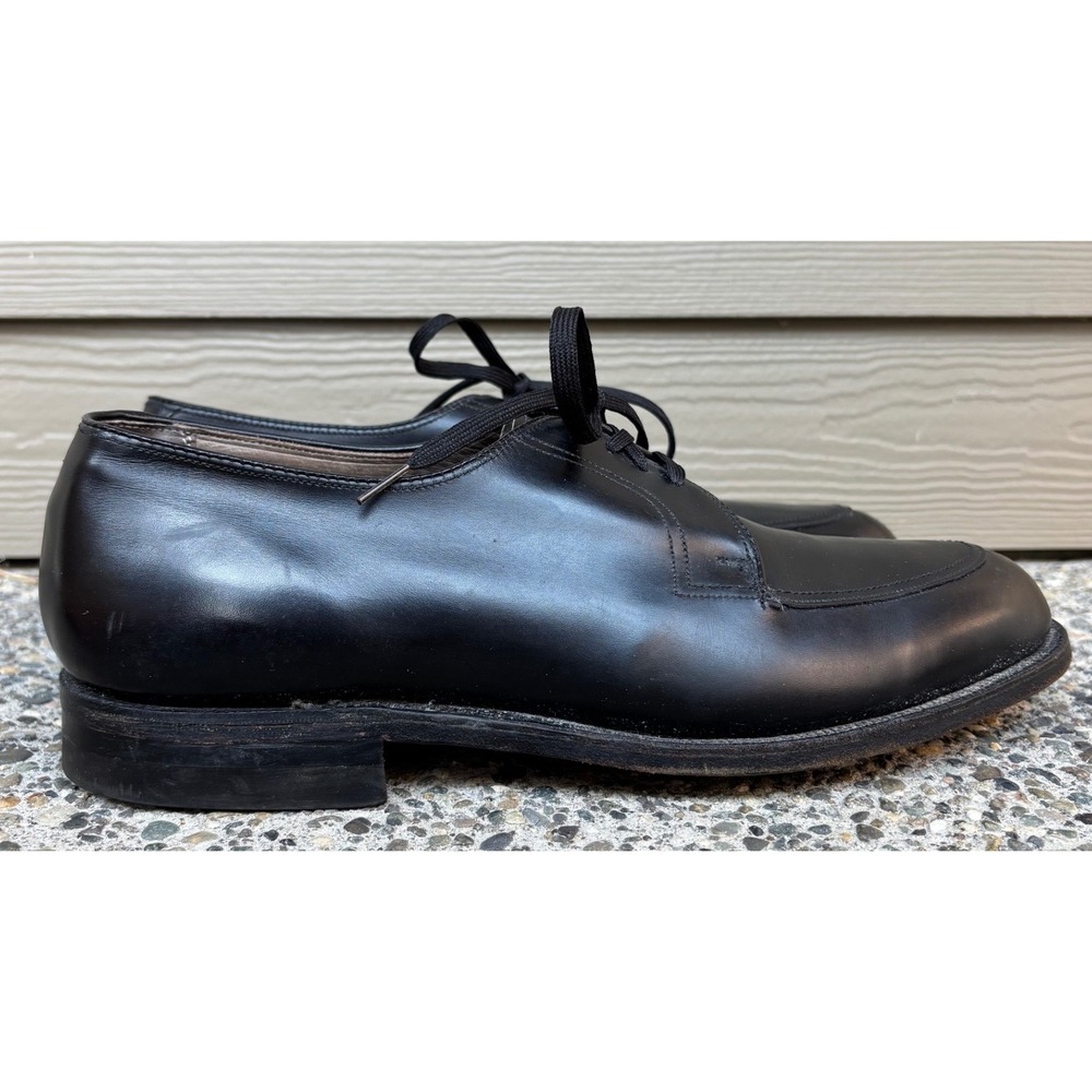 ET Wright Breather Arch Preserver Mens Black Leather Split Toe Derby Shoes 10 E